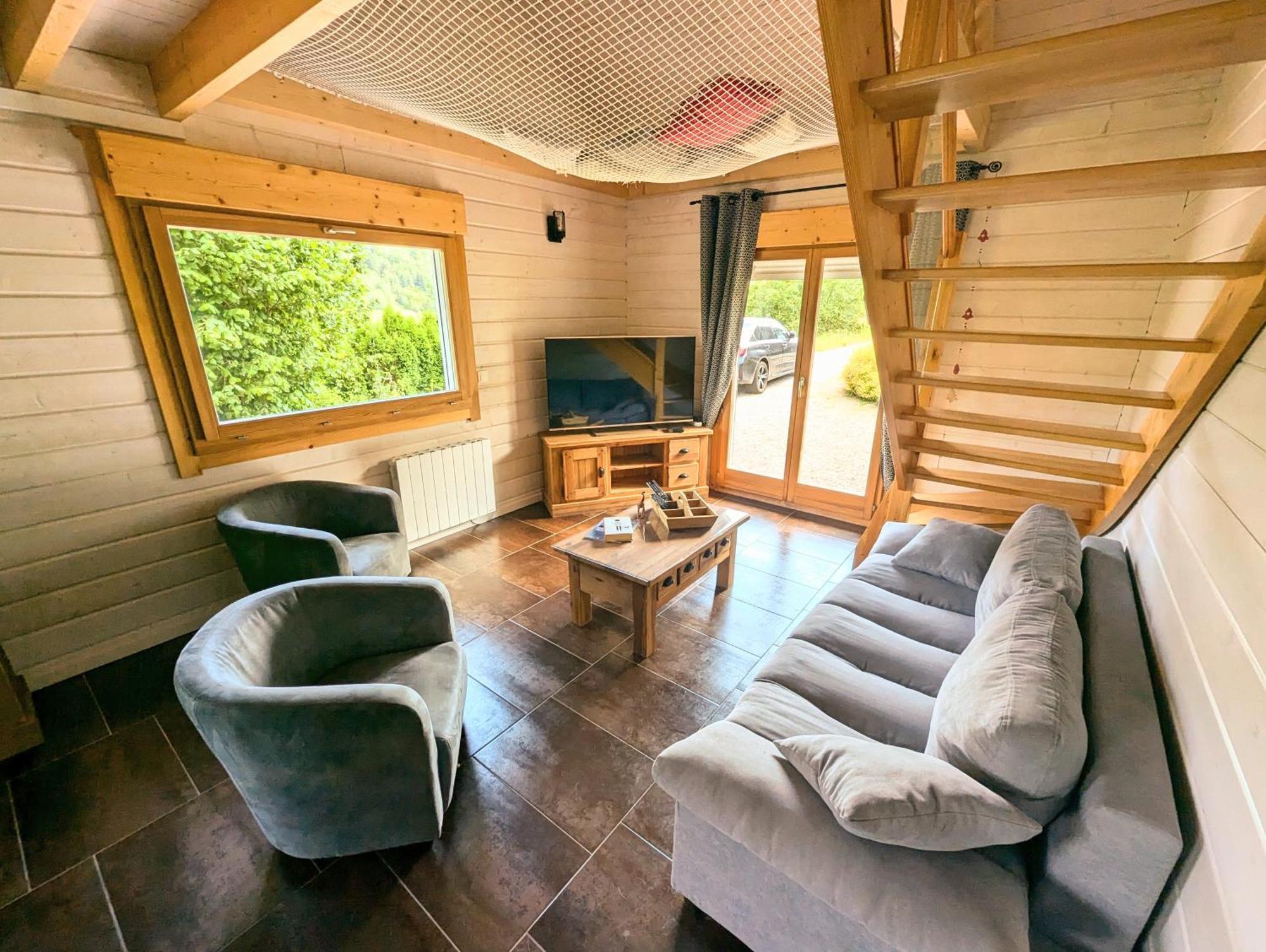Chalet Sauna Jacuzzi 6 Personnes La Bresse Extérieur photo