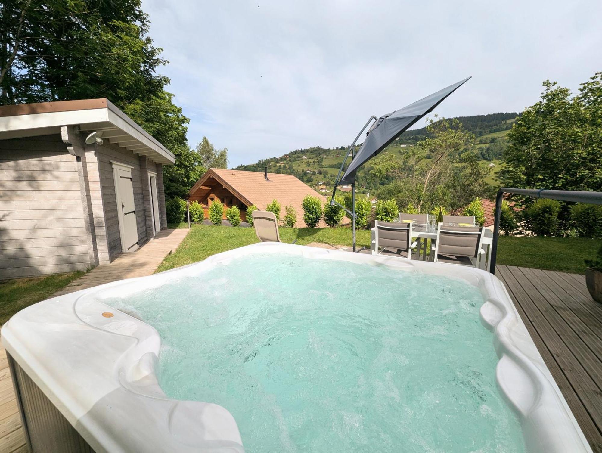 Chalet Sauna Jacuzzi 6 Personnes La Bresse Extérieur photo