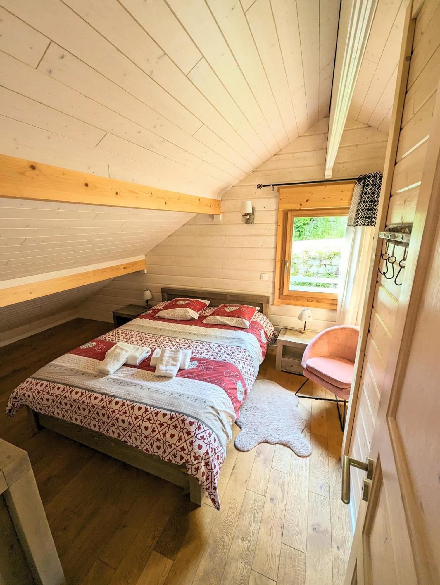 Chalet Sauna Jacuzzi 6 Personnes La Bresse Extérieur photo