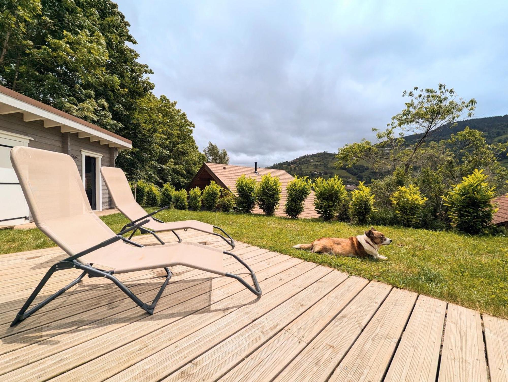 Chalet Sauna Jacuzzi 6 Personnes La Bresse Extérieur photo