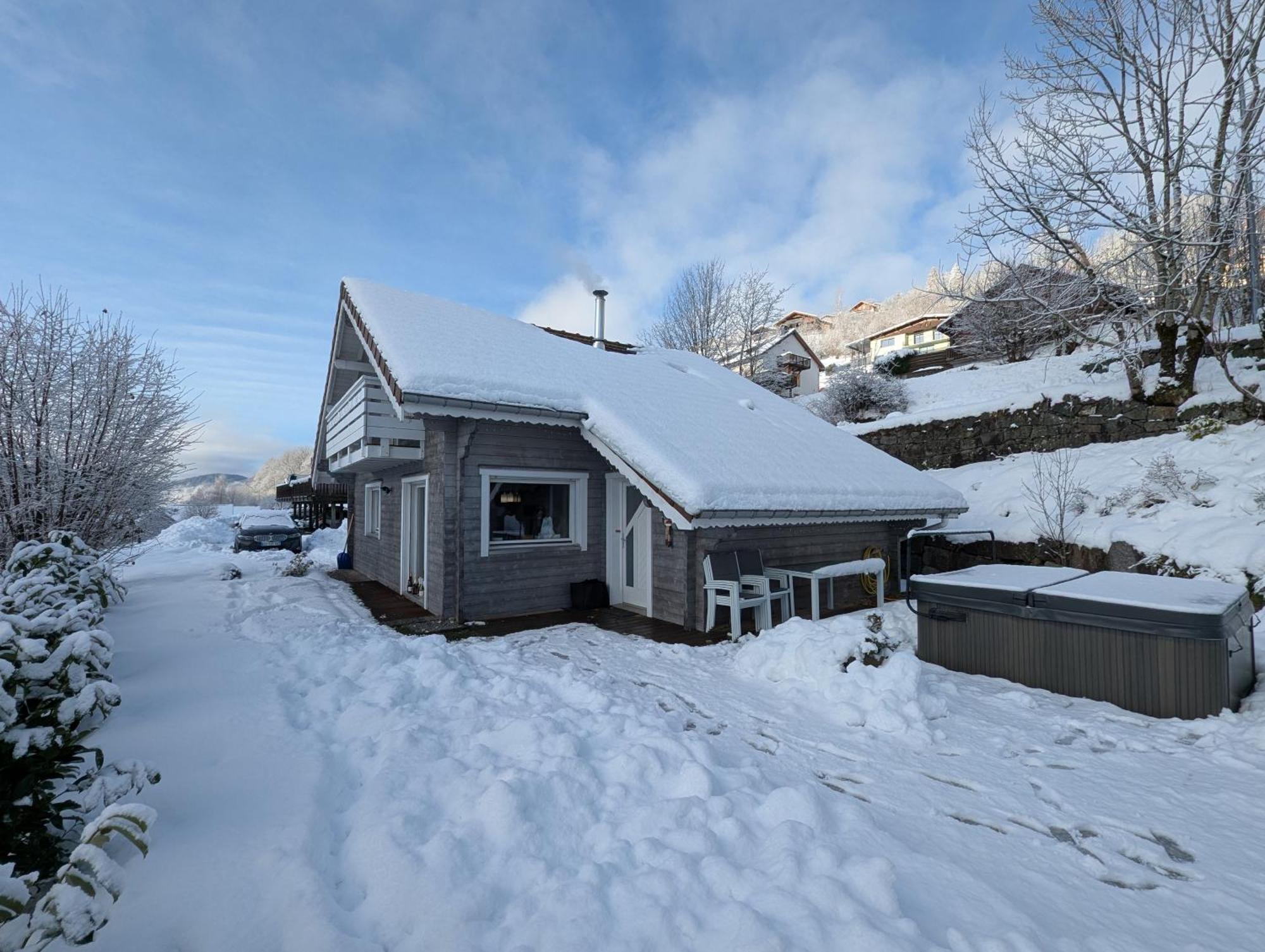 Chalet Sauna Jacuzzi 6 Personnes La Bresse Extérieur photo