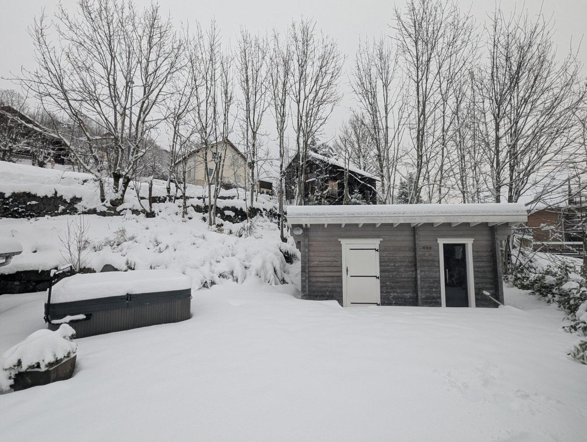 Chalet Sauna Jacuzzi 6 Personnes La Bresse Extérieur photo